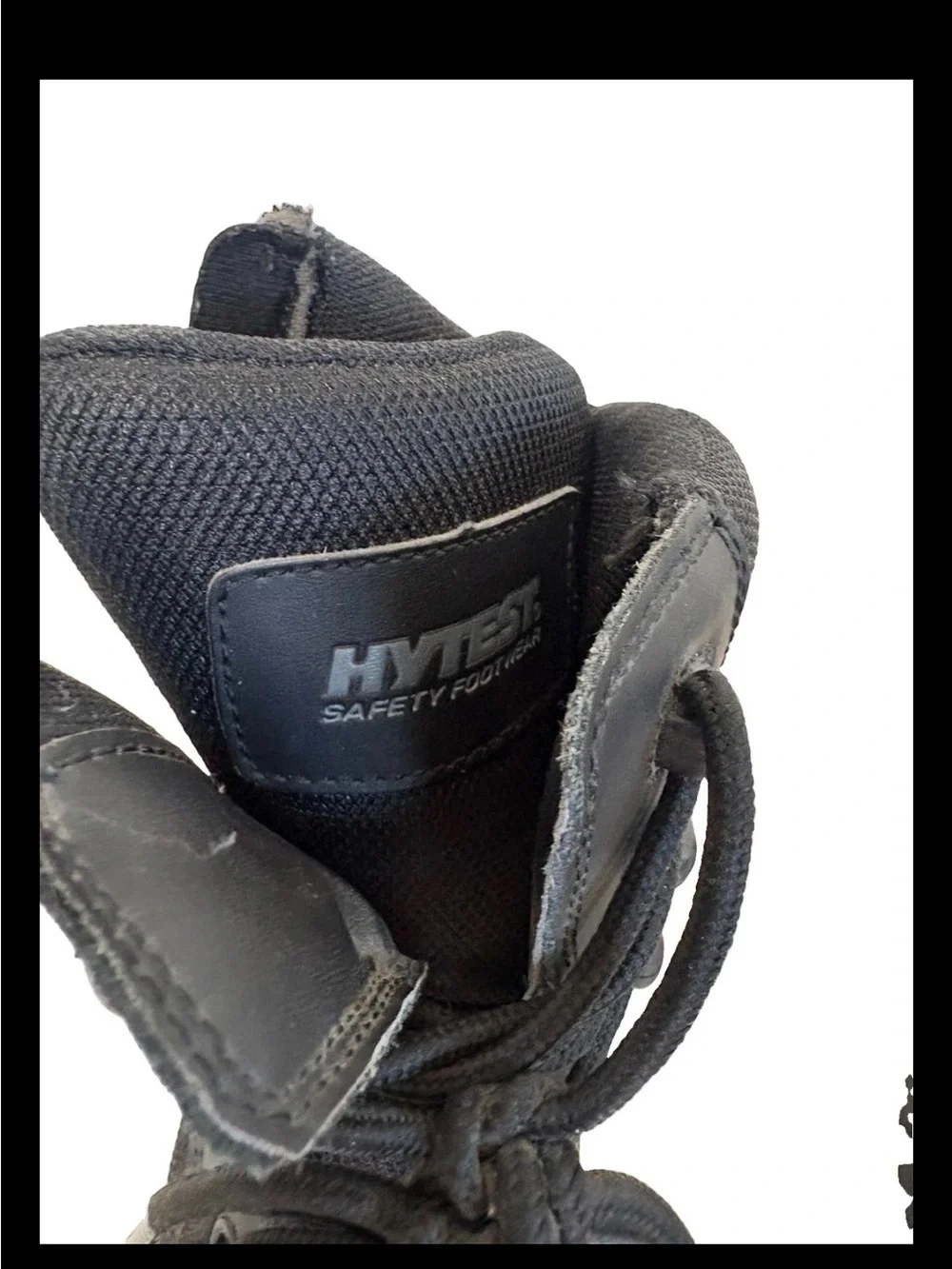 Hytest Steel Toe Tactical Military Lace Up Work Boots Black Mens 10